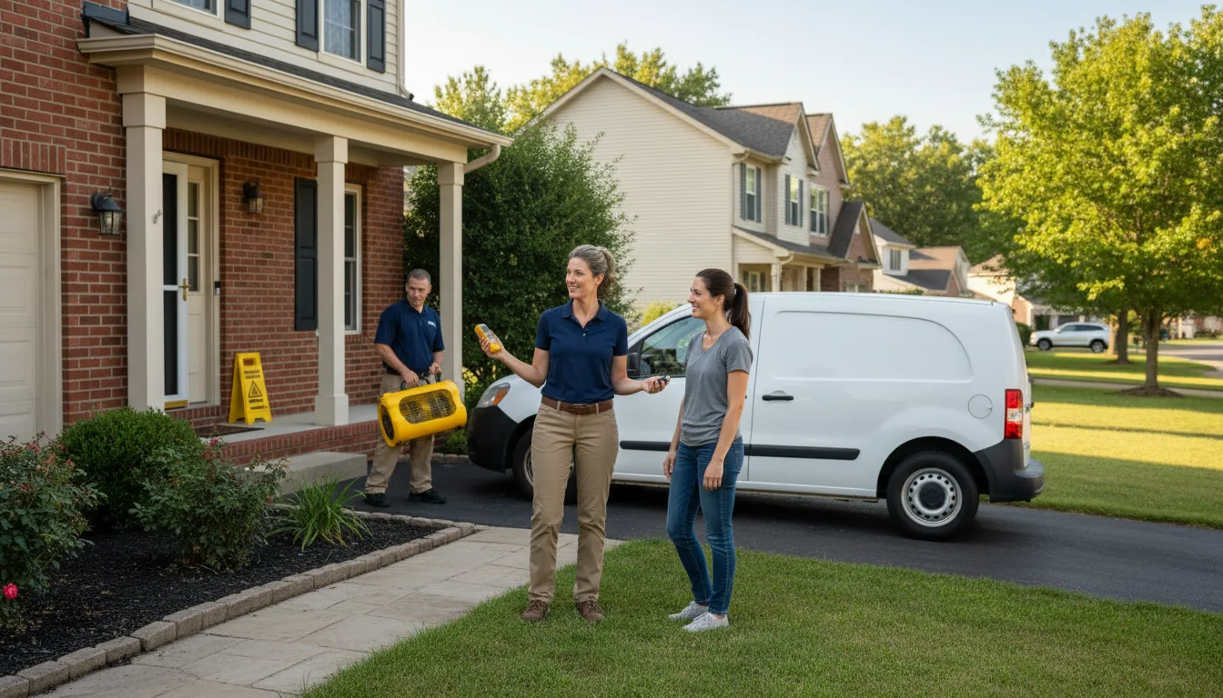 Residential water damage restoration in Hudson, NH